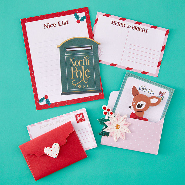 Dear Santa Letters to Santa Cardstock Embellishments