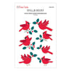 Dear Santa Festive Birds Dimensional Stickers
