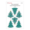 Dear Santa Christmas Trees Dimensional Stickers