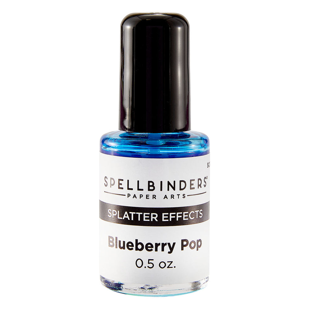 Blueberry Pop Splatter Effects