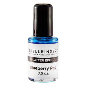 Blueberry Pop Splatter Effects