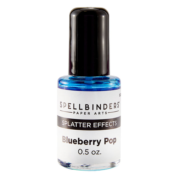 Blueberry Pop Splatter Effects