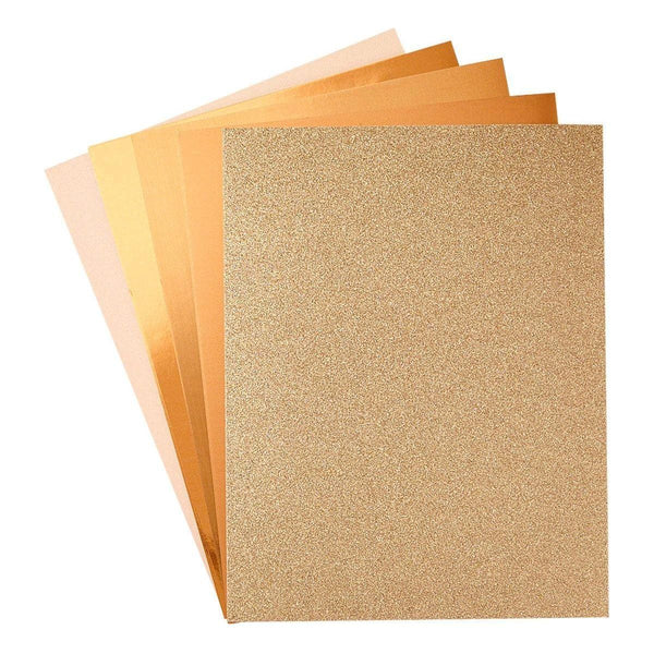 Rose Gold Assortment Treasured Cardstock  8 1/2" x 11 -15 Pack