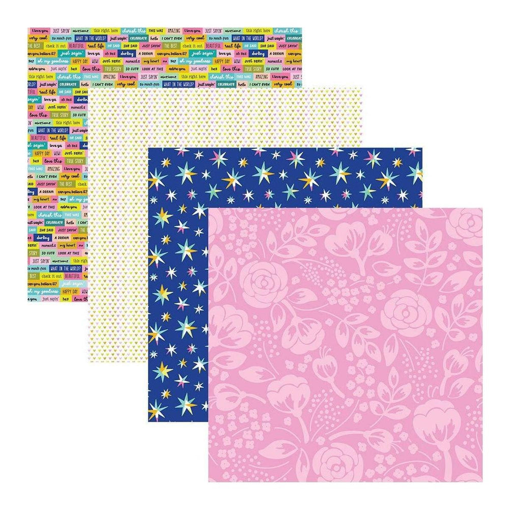 Just Sayin' 6" x 6" Printed Paper Pack from the Just Sayin' Collection by Kelly Bangs