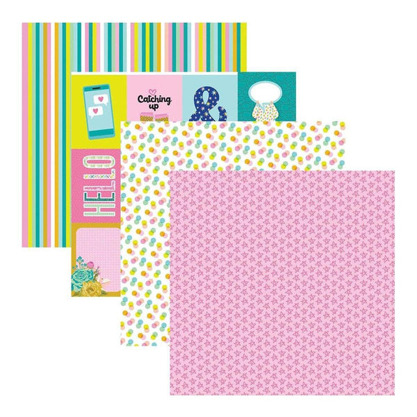 Just Sayin' 6" x 6" Printed Paper Pack from the Just Sayin' Collection by Kelly Bangs