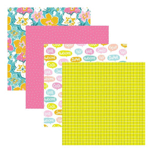 Just Sayin' 12"" x 12"" Printed Paper Pack from the Just Sayin' Collection by Kelly Bangs