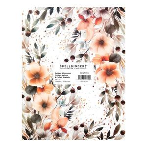 Rosie's Studio Golden Afternoon Printed Vellum & Foiled Acetate