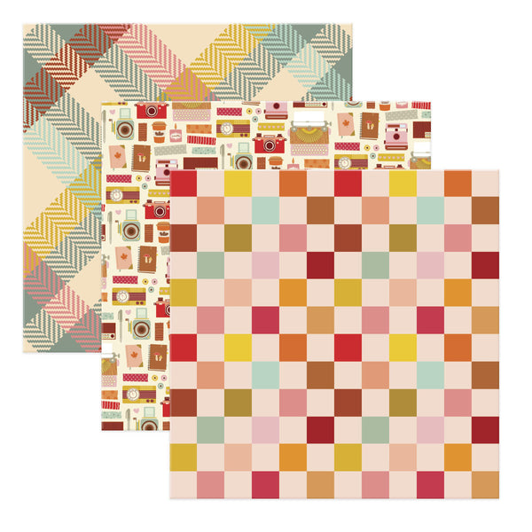 Autumn Archives 12x12" Printed Paper by Kelly Bangs