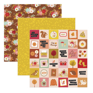 Autumn Archives 12x12" Printed Paper by Kelly Bangs