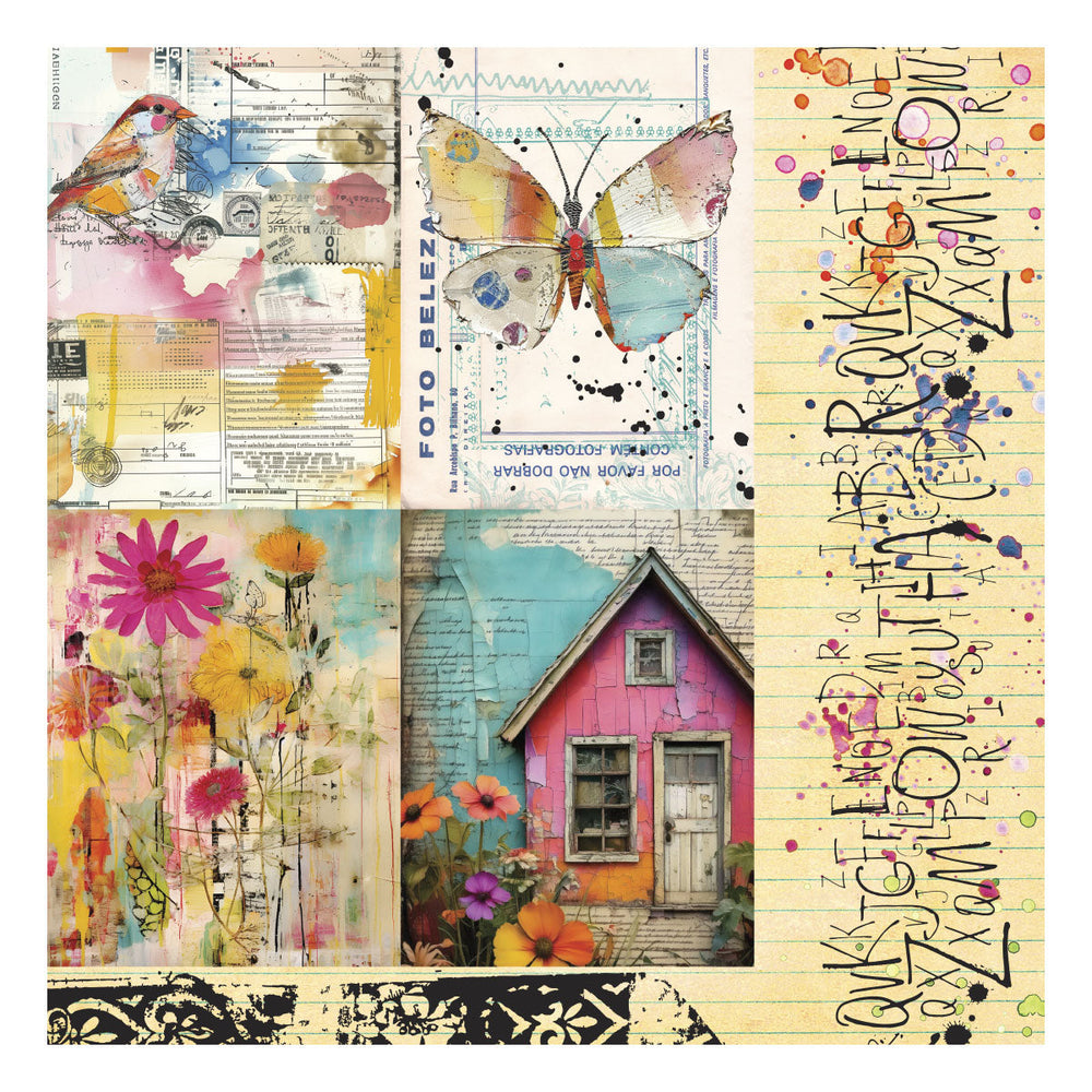 Beautifully Imperfect 12 x 12" Printed Paper