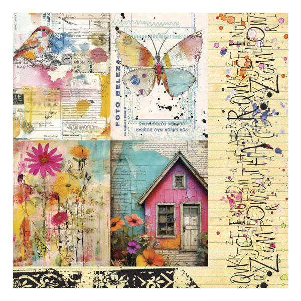 Beautifully Imperfect 6 x 6" Printed Paper