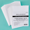 A2 Top Fold Card Bases - 25 pack