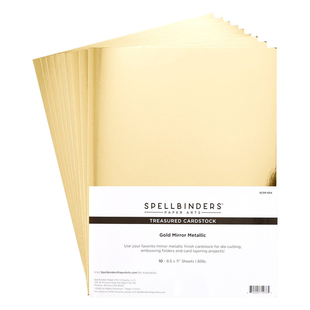 Gold Mirror Metallic Treasured Cardstock