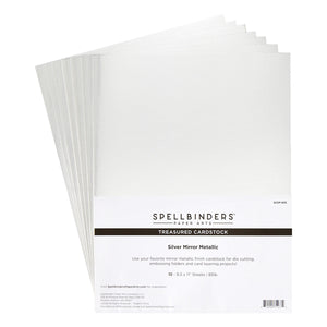 Silver Mirror MetallicTreasured Cardstock
