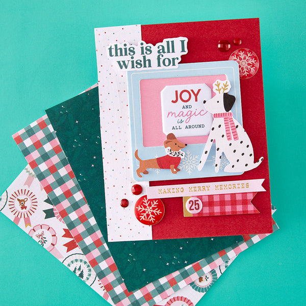 Dear Santa Puffy Stickers