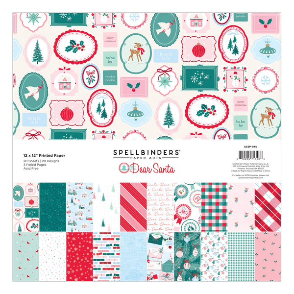 Dear Santa 12" x 12" Paper Pack