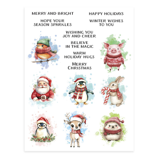 Holiday Magic Rub-Ons