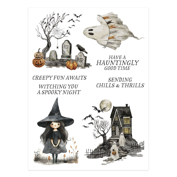 Stay Spooky Rub-On Sheets