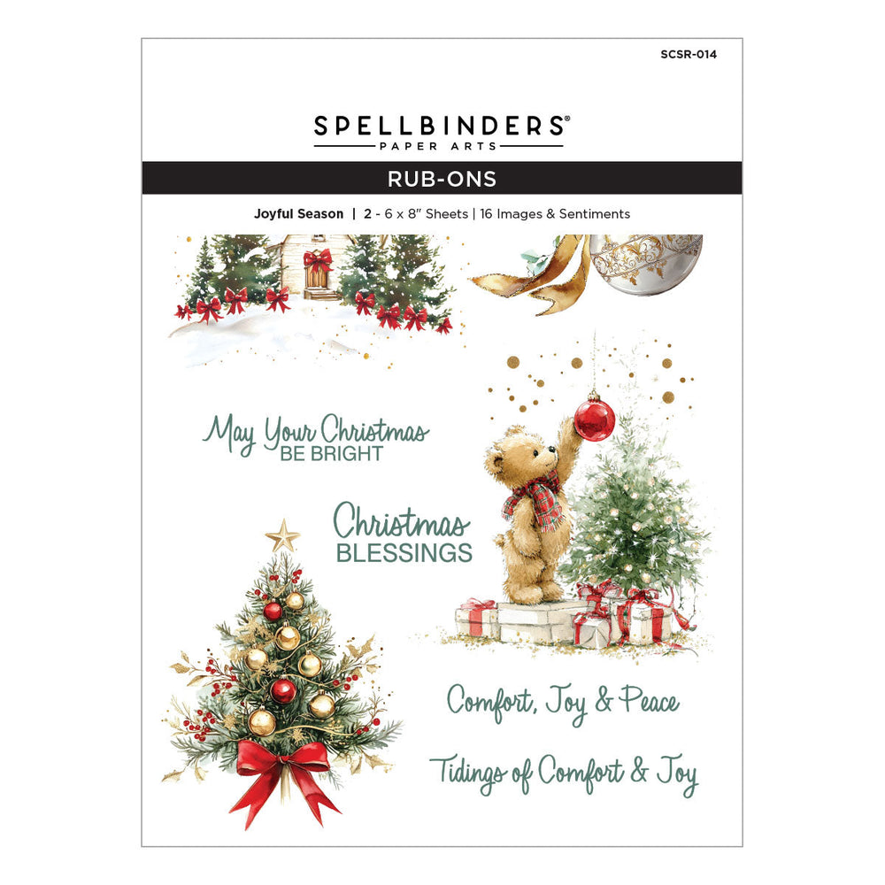 Joyful Season Rub-Ons