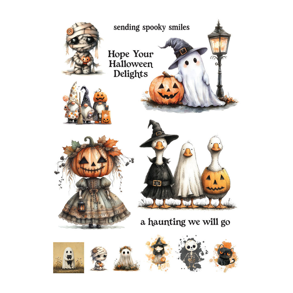 Tricks & Treats Rub-On Sheets