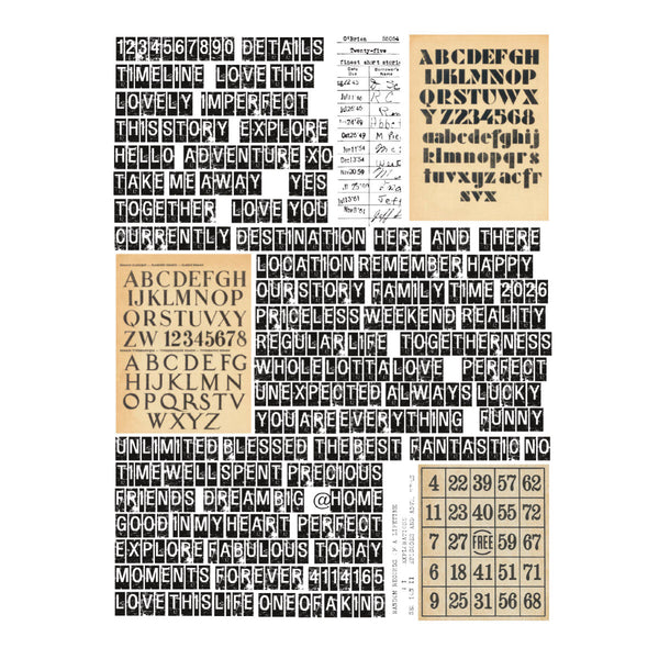 Noted Details Rub-ons by Esther Glas