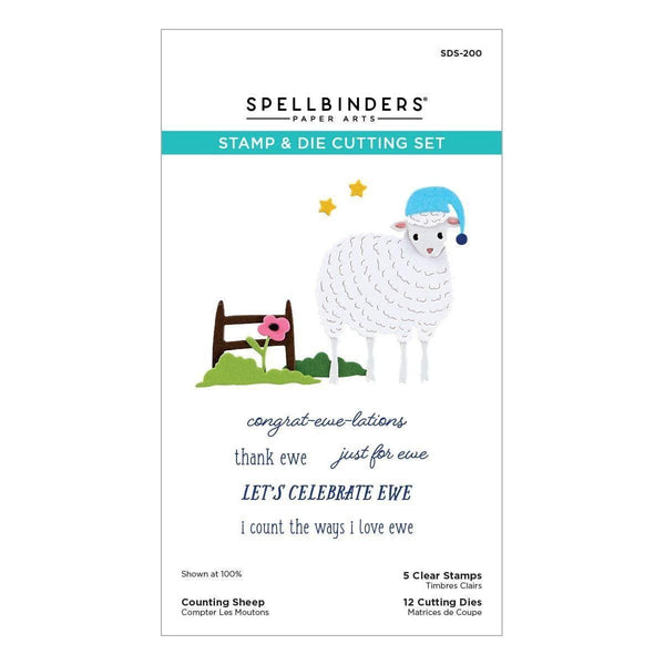Counting Sheep Clear Stamp & Die Set
