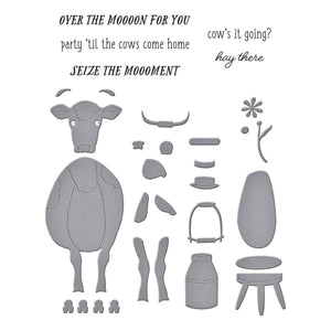 Hay There Clear Stamp & Die Set