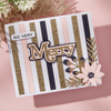 Merry Sentiments Clear Stamp & Die Set by Lisa Horton