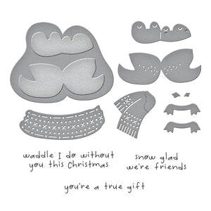 Cozy Waddles Clear Stamp & Die Set