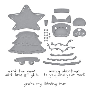 Deck the Paws Clear Stamp & Die Set