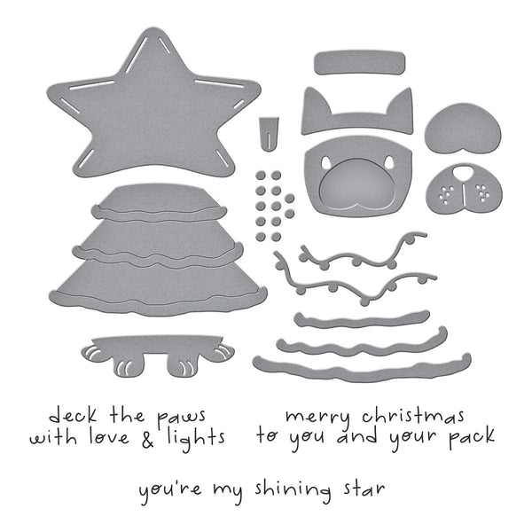 Deck the Paws Clear Stamp & Die Set
