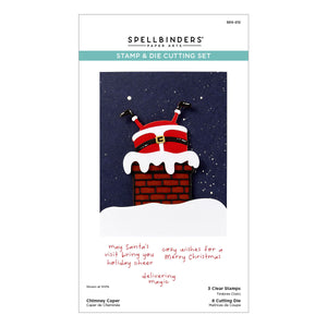 Chimney Caper Clear Stamp & Die Set