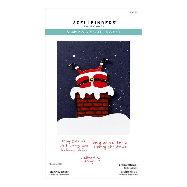 Chimney Caper Clear Stamp & Die Set