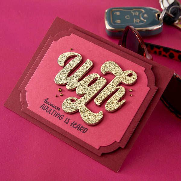 Ugh Clear Stamp & Die Set