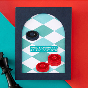 Layered Harlequin Stencil