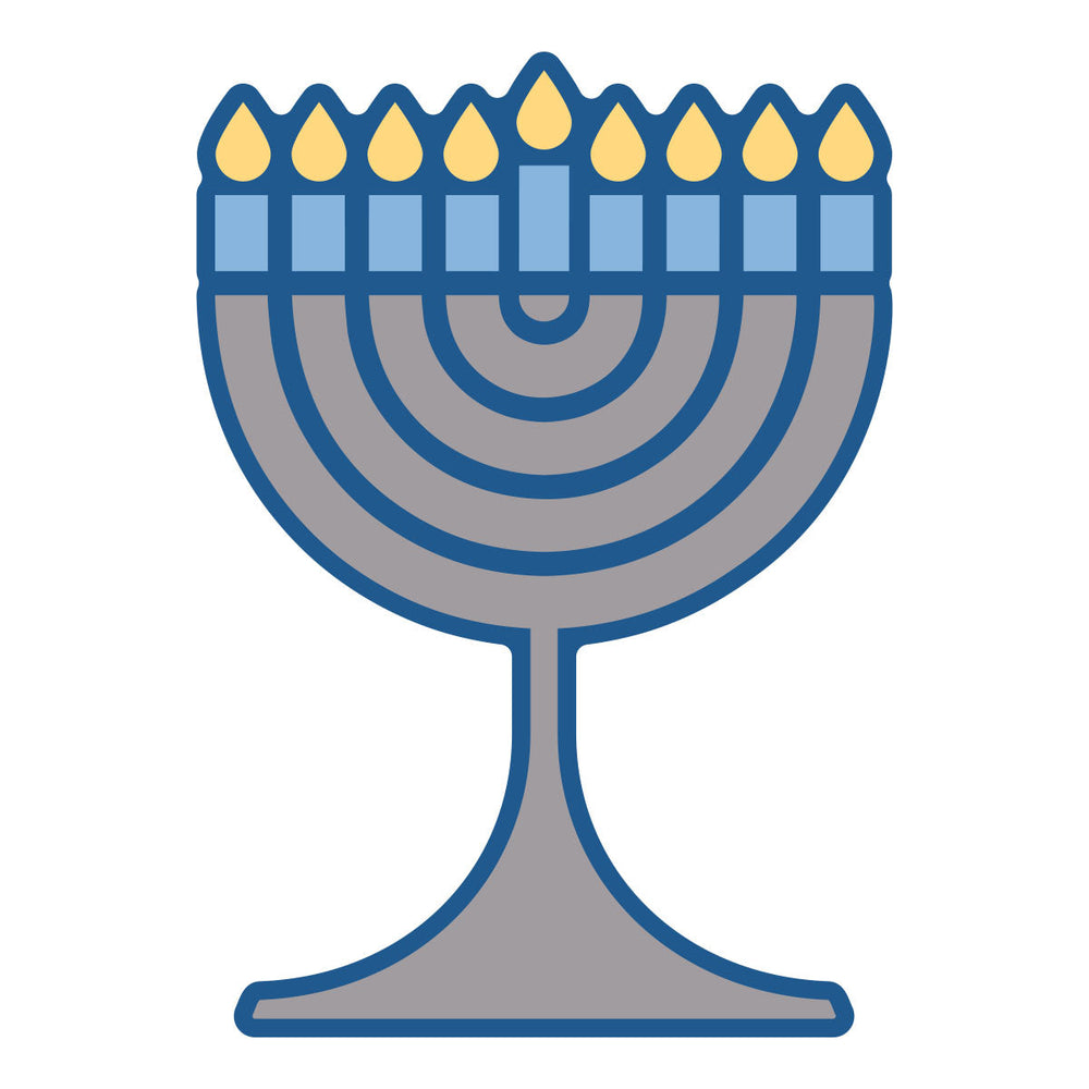 Menorah Lights Stamp & Die Set