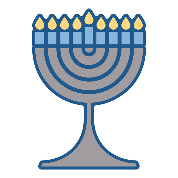 Menorah Lights Stamp & Die Set