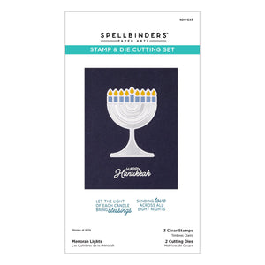 Menorah Lights Stamp & Die Set