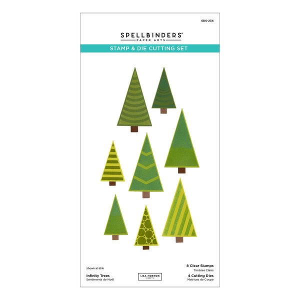 Infinity Trees Stamp & Die Set by Lisa Horton