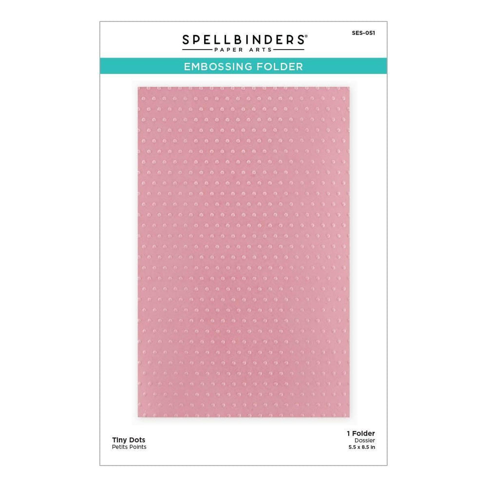 Tiny Dots Embossing Folder