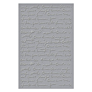 Scribbled Letter Embossing Folder by Dina Wakley