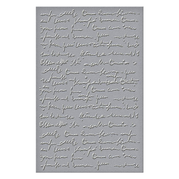 Scribbled Letter Embossing Folder by Dina Wakley