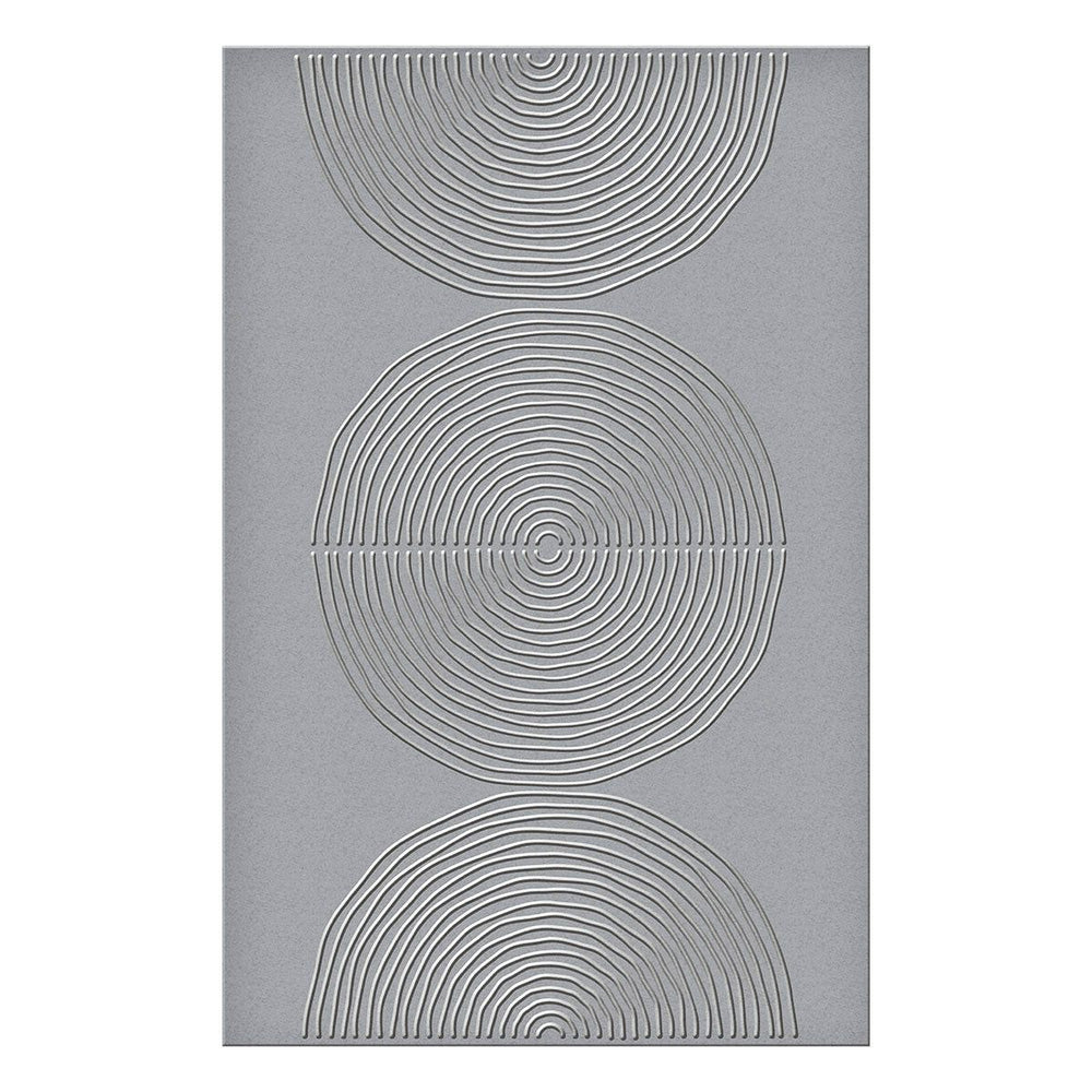 Lined Circles Embossing Folder by Dina Wakley