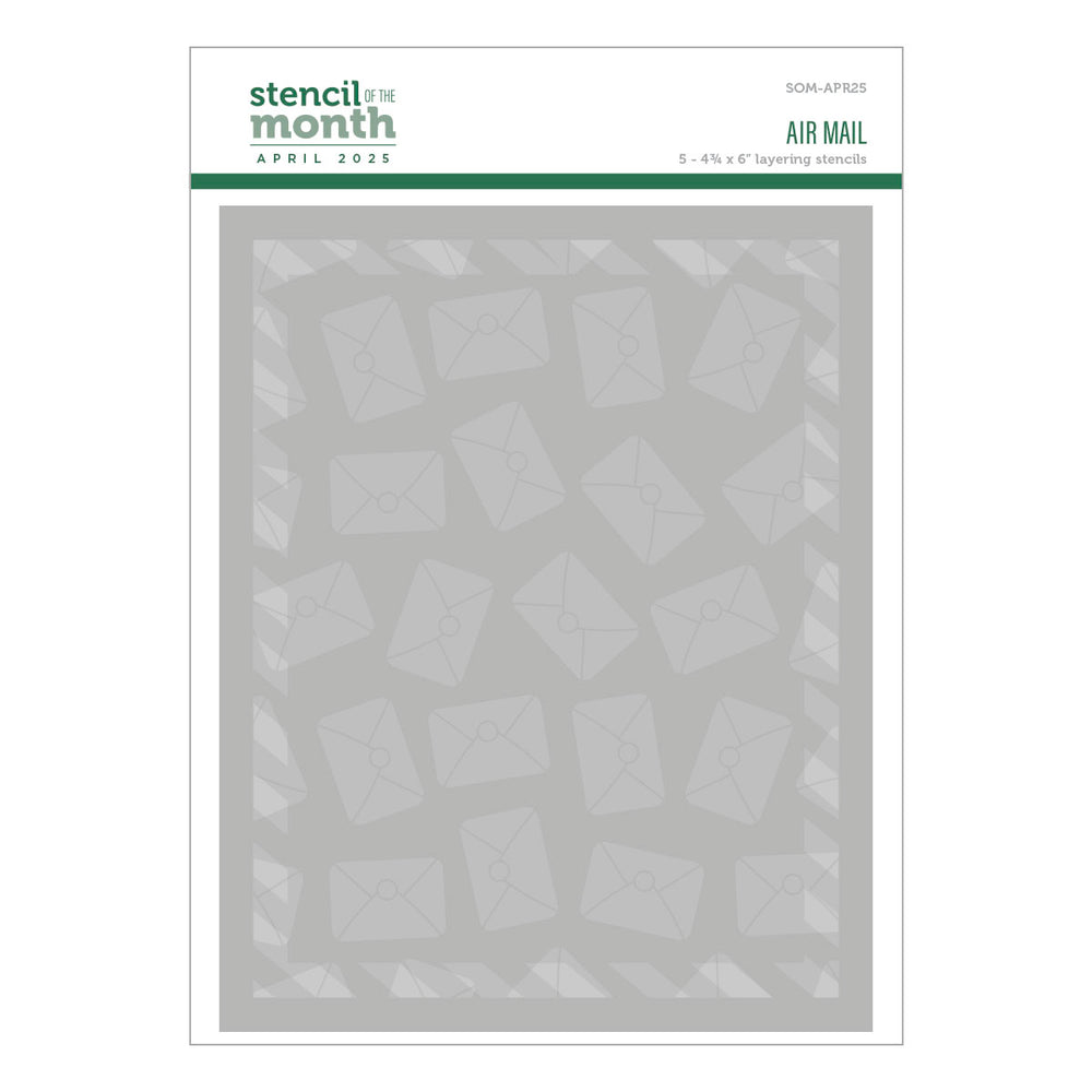 Air Mail -  Stencil of the Month