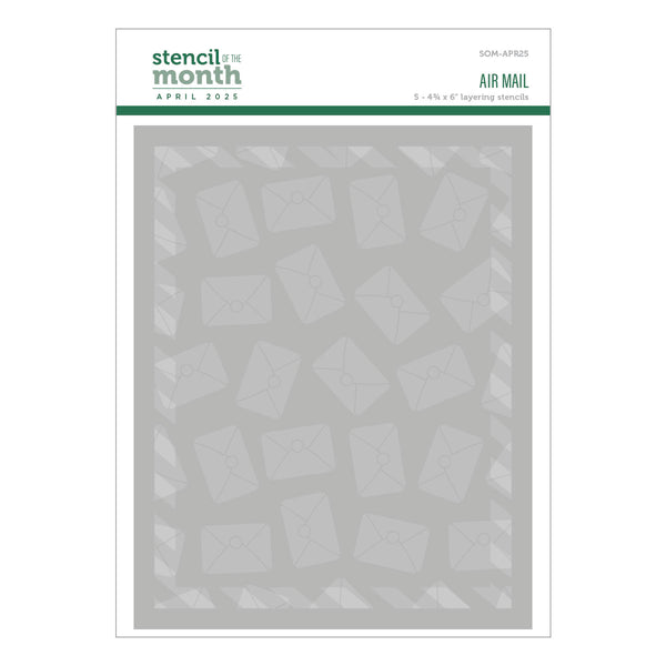 Air Mail -  Stencil of the Month