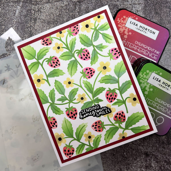 Market Berries - Stencil of the Month