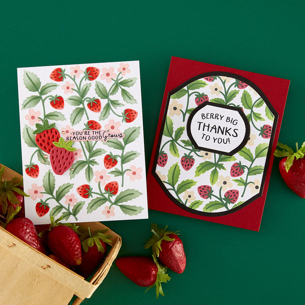 Market Berries - Stencil of the Month