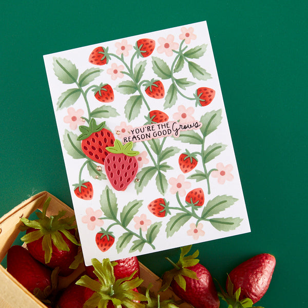 Market Berries - Stencil of the Month