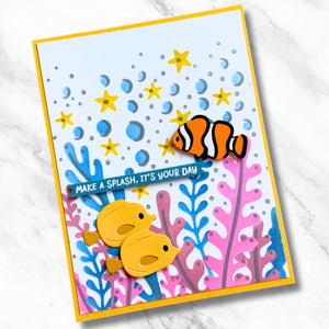 Underwater Bloom - Stencil of the Month