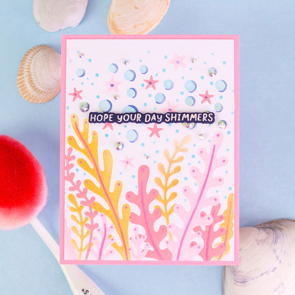 Underwater Bloom - Stencil of the Month